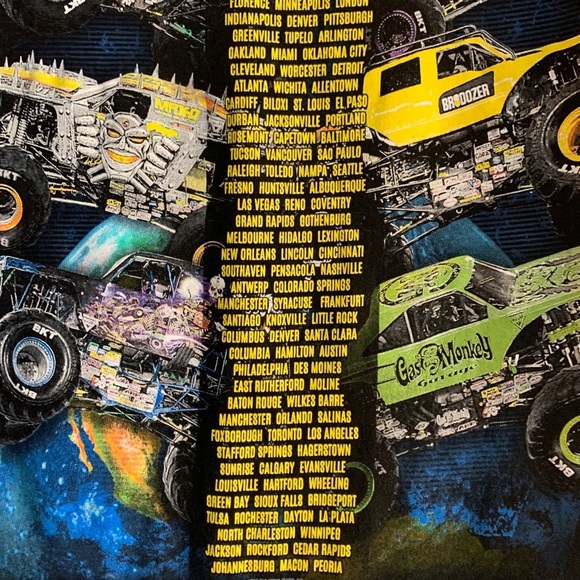 Monster Jam World Tour 2019 Sz S - Picture 3 of 4